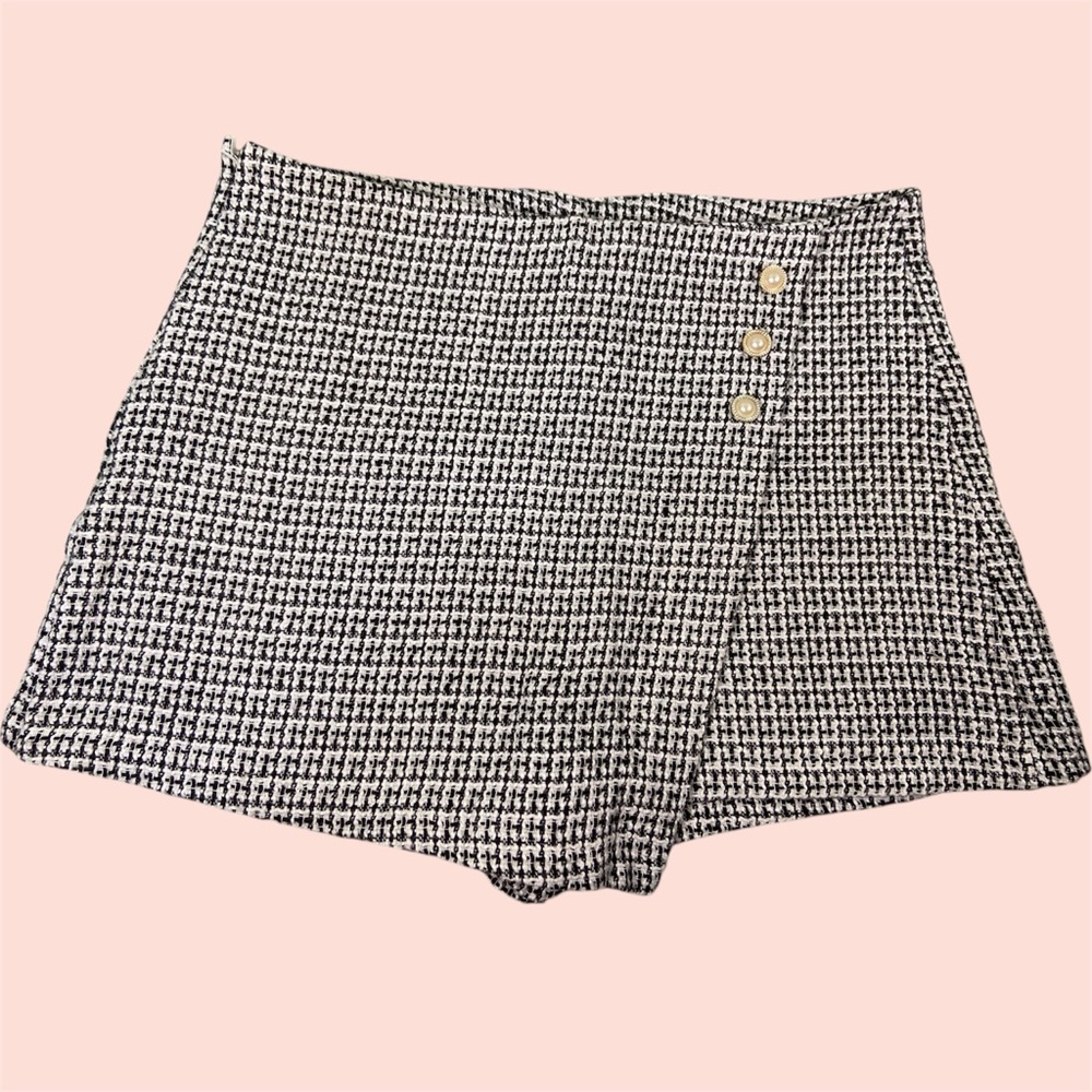 Stylish Black and White Women's Shorts